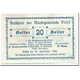 Billet, Autriche, Vitis, 20 Heller, Graphique, 1920, SPL, Mehl:1115 - Autriche