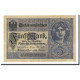 Billet, Allemagne, 5 Mark, 1917-08-01, KM:56b, NEUF - 5 Mark