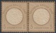 Reich Tedesco - Ostland - Deutsches Reich 1872 5 Gr Ocre Brown Pair Mnh - Michel N.22 - Unused Stamps