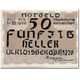 Billet, Autriche, Ulrichsberg, 50 Heller, Paysage, 1920, 1920-05-05, SPL - Austria