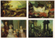 Western European Paintings From Soviet Museum Postcards Set 16 Pcs + Folder USSR 1987 - 5 - 99 Karten