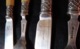4 Pièces - Très Jolie, Couteaux Et Fourchettes à Poissons - Asie , Gravé - Manche En Bakélite - Messer