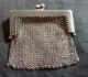 Petite Pochette En Côte De Maille Ancienne   (métal Argenté) - Purses & Bags