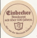 Sous-bock Einbecker Bi-face TBE - Sous-bocks