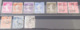 France - Lot De 10 Timbres Type Semeuse, Blanc Et Mouchon Perforés Pour étude - Autres & Non Classés