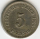 Allemagne Germany 5 Pfennig 1906 G J 12 KM 11 - 5 Pfennig
