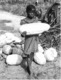 Photo Haute Volta 1980. Fillette Portant Une Grosse Courge. Photo Du Père Gust Beeckmans - Afrique