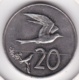 Cook Islands 20 Cents 1992 Elizabeth II Copper-Nickel KM# 35 - Cook