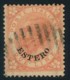 1874, 2 Lire Red Orange "ESTERO" Used With Barred  Oval. Michel Nr. 9 -  350,- - Otros & Sin Clasificación