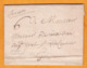 1762 - Marque Postale Manuscrite SEURRE, Côte D'Or Sur Lettre Précurseur Pliée Avec Corresp De 2 Pages  Vers LYON, Rhône - 1701-1800: Precursors XVIII