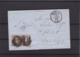 N° 14 : Paire / Lettre De Namur 18 Janv. 1864 Vers Luxembourg Lac - 1863-1864 Medaillen (13/16)