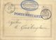 1877 - Carte Postale - "ZELE (double Cercle)" Vers Geersberghen - Poste Restante - Cartoline 1871-1909