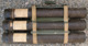 RARE Superbe Panier Et Ses 3 Containers Conditionnement Stokage Roquette LRAC 73mm LANCE ROQUETTE Sans Danger Collection - Armes Neutralisées