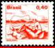 Ref. BR-1445-B BRAZIL 1980 JOBS, NATIONAL PROFESSIONS,1977, , COWBOY, PHOSPHORESCENT MNH 1V Sc# 1445 - Unused Stamps