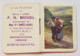 PETIT ALMANACH POUR 1917 - FRANCE - COUPLE DE PAYSANS ET ENFANT - SAISONS, FÊTES, TARIFS POSTAUX - ST MALO - Petit Format : 1901-20