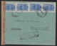 1943 GRIECHENLAND GREECE - EXPRESS R-Brief OKW ZENSUR - THESSALONIKI N. LEIPZIG - Cartas & Documentos