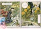 Peintures Eugène Grasset 1896 - La Belle Jardinière - 12 CPM Mois Avec Timbres Croix Rouge Premier Jour 1975 - Paintings