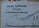 Delcampe - 55 CHARNY  Enveloppe  Jules LEFEVRE Notaire Tampons Retour A L Envoyeur Chargé, Cachets Cire - 1900 – 1949