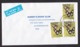 Namibia: Airmail Cover To South Africa, 1995, 3 Stamps, Butterfly, Insect, Cancel Ausspannplatz, Label (traces Of Use) - Namibia (1990- ...)
