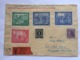 GERMANY 1948 Allied Cover Registered Heilbronn To Neu Ulm Multi-stamped - Autres & Non Classés