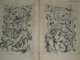 A VOIR Rare Lot De 9 Anciennes Gravures D'ornement, à La Plaque De Cuivre 17e-18e Siècle Putti, Fond Atelier Sculpture - Estampes & Gravures