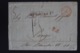 Italy Letter Senigallia Autriche Buro De Bale -> Paris 1847  T.A. In Red RR - 1. ...-1850 Prefilatelia