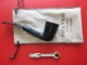 Delcampe - VINTAGE ANCIENNE PIPE DE BRUYÈRE NEUVE-PAUL VIOU  DE SAINT CLAUDE PAYS DE LA PIPE+ ACCESSOIRE  FUMEUR TABAC + POCHETTE - Pipe In Bruyère