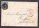 N° 7 Margé / Lettre De Liege Vers St Hubert  Planche I   30 Aout 1851 Lac - 1851-1857 Médaillons (6/8)