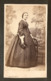 PHOTO FIN XIX ème SIECLE STUDIO HOUDET 177 Rue St DENIS PARIS - FEMME BOURGEOISE ROBE à CERCEAUX POCHETTE à La MAIN - Anciennes (Av. 1900)