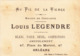 CHROMO LE MALADE IMAGINAIRE MOLIERE THEATRE PUB Au Fil De La Vierge De LEGENDRE 47 Place Du Martroi ORLEANS - Autres & Non Classés