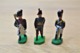 J.S.B. JSB JOUETS STANDARD BELGE SOLIDO , Waterloo Napoleon And 2 French Soldiers, Made In Belgium, Vintage, Lot - Figurines