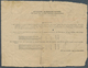 Aden: 1909 Post Declaration For Parcel, Franked With India KE 1r., 8a. And 1a. Tied With "ADEN/PAR/N - Yémen