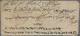 Afghanistan: 1873 Cover To Bhera, India Franked By Two Singles Of 1873 1 Shahi Black, Cut-to-shape A - Afghanistan