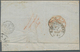 Birma / Burma / Myanmar: 1858 Stampless Letter From Moulmein To Altona Near Hamburg, Germany Via Cal - Myanmar (Burma 1948-...)