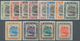 Brunei: 1907, 'Huts And Canoe' Complete Set Of 11 And Additional Shade Of 4d. With Wmk. Mult. Crown - Brunei (1984-...)