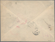 Französisch-Indochina: 1896, 1 Fr., 15 C. In Mixed Franking With French Colonies General Issue 20 C. - Storia Postale