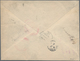 Französisch-Indochina: 1896, 1 Fr., 15 C. In Mixed Franking With French Colonies General Issue 20 C. - Brieven En Documenten