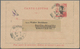 Französisch-Indochina: 1927, Two Stationery Letter Cards 4 C Orange/black Uprated 1 C And 5 C Red/bl - Briefe U. Dokumente