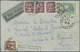 Französisch-Indochina: 1932-33, Three Airmail Covers To Paris, Two Registered, Sent From Phu-Phong, - Covers & Documents