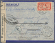 Französisch-Indochina: 1941, 2 P Red Definitive, Single Franking On Airmail Cover From HANOI, 30-10 - Brieven En Documenten