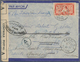 Französisch-Indochina: 1941, 2 P Red Definitive, Single Franking On Airmail Cover From HANOI, 30-10 - Covers & Documents