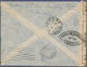 Französisch-Indochina: 1941, 2 P Red Definitive, Single Franking On Airmail Cover From HANOI, 30-10 - Brieven En Documenten