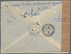 Französisch-Indochina: 1941, INCOMING CENSORED MAIL, France, 6 X 3 F Purple And 2,50 F Ultramarine D - Brieven En Documenten