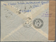 Französisch-Indochina: 1941, INCOMING CENSORED MAIL, France, 6 X 3 F Purple And 2,50 F Ultramarine D - Covers & Documents