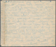 Französisch-Indochina: 1945, France, 50 C Blue-violet 'broken Chains' And 1,50 F Red-brown 'Iris', T - Briefe U. Dokumente
