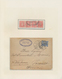 Holyland: 1889-1922, Two Covers From Smyrne And Cairo With Oval Ship Agency Mark "SOSFORD AGENZIA MA - Palestina