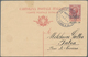 Holyland: 1910, Postal Stationery Card Used Uprated With 20 Para On 10c. Carmine Gerusalemme Issue T - Palästina