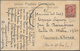 Holyland: 1910, Postcard Bearing 20 Para On 10c. Carmine Gerusalemme Issue Tied By Poor Gerusalemme - Palestine