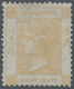 Hongkong: 1862, QV 8 C. Yellow Buff, Unused No Gum, Tiny Hinge Thin On Reverse (Michel Cat. 1000.-). - Other & Unclassified
