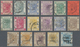 Hongkong: 1863/1900 (ca.), QV Used (17) Inc. Surcharges. - Andere & Zonder Classificatie